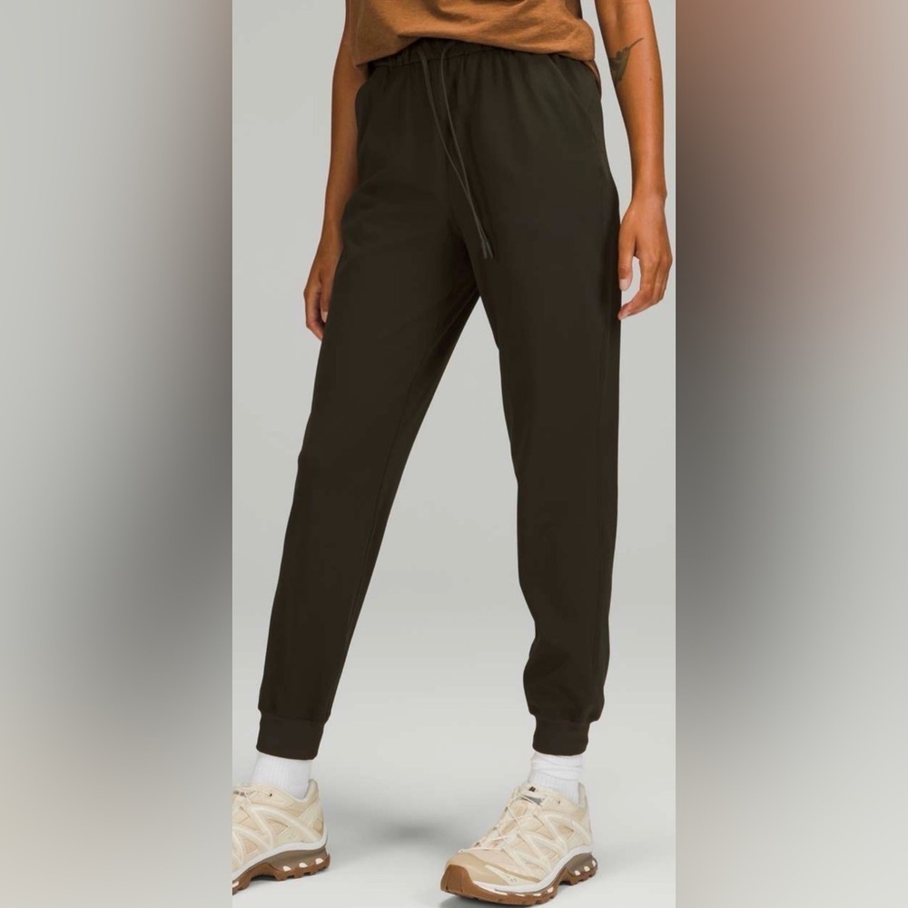 Lululemon Stretch High Rise Jogger Dark Olive Green Size 6